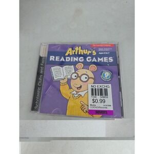 Arthur's Reading Games Creative Wonders 1999 PC CD-ROM Windows America Online